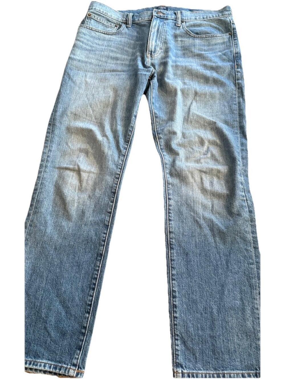 J Crew Men’s Straight Flex Blue Jeans 34x30